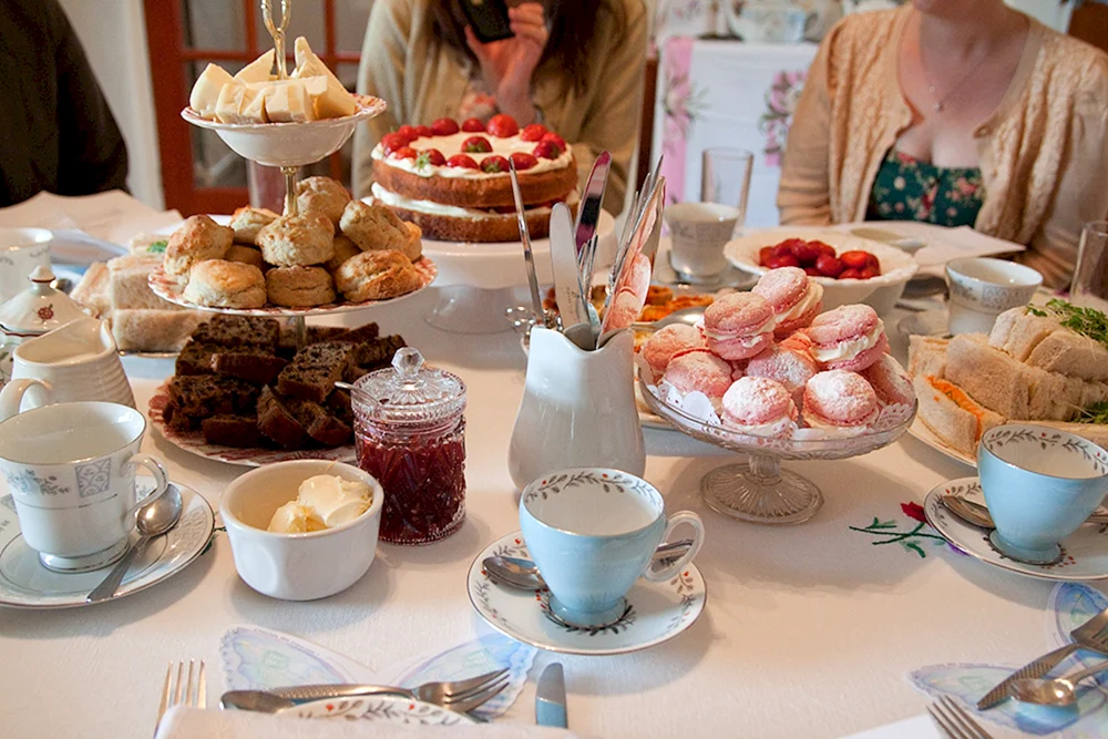 Englische Teezeremonie afternoon Tea