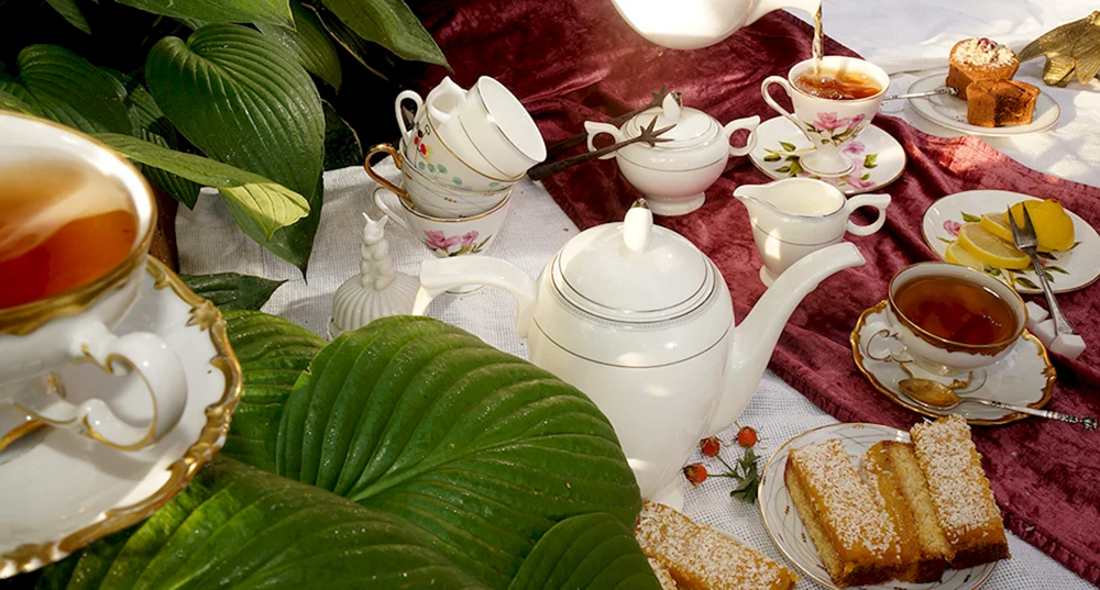 Englische Teezeremonie Five oClock Tea