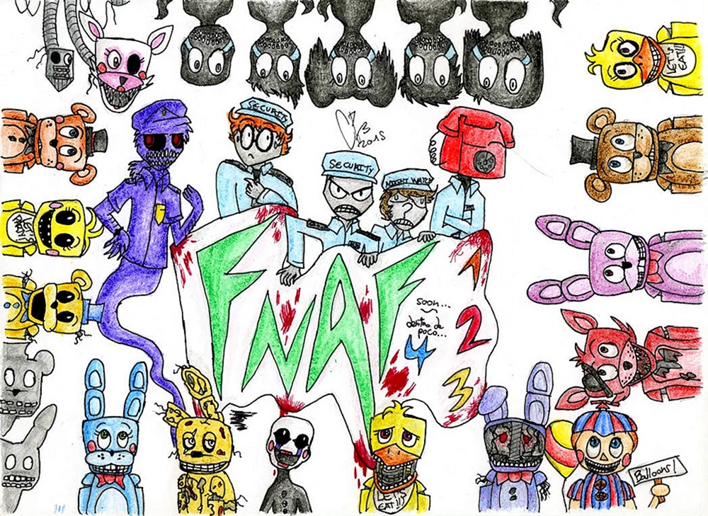 FNAF-Zeichnungen