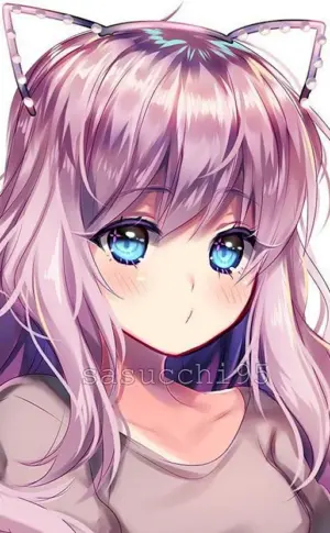 Anime-Mädchen sind niedlich