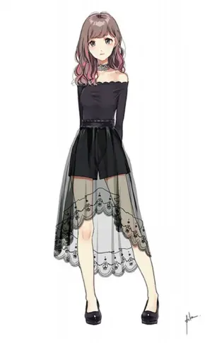 Anime Mädchen in voller Länge