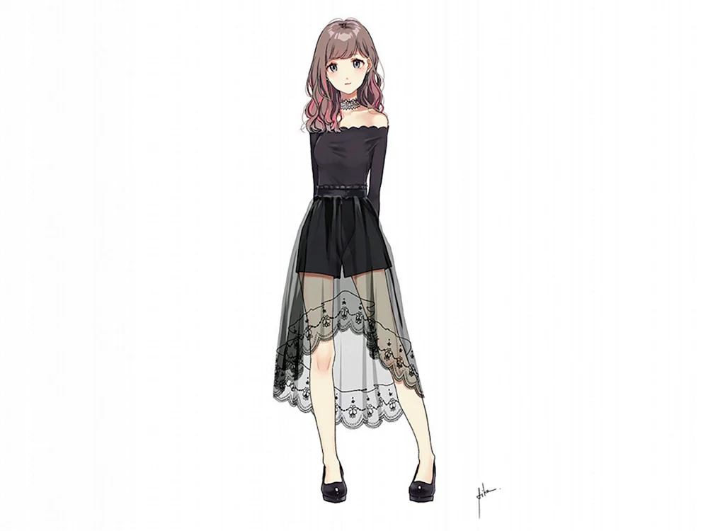 Anime Mädchen in voller Länge