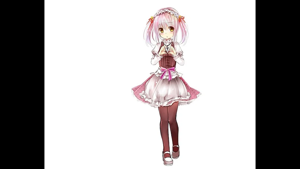 Anime-Mädchen in voller Länge