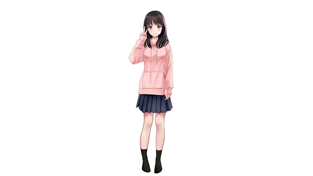Anime Mädchen in voller Länge