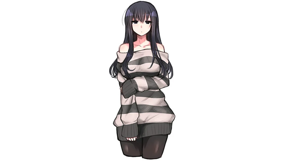 Anime-Mädchen in voller Länge