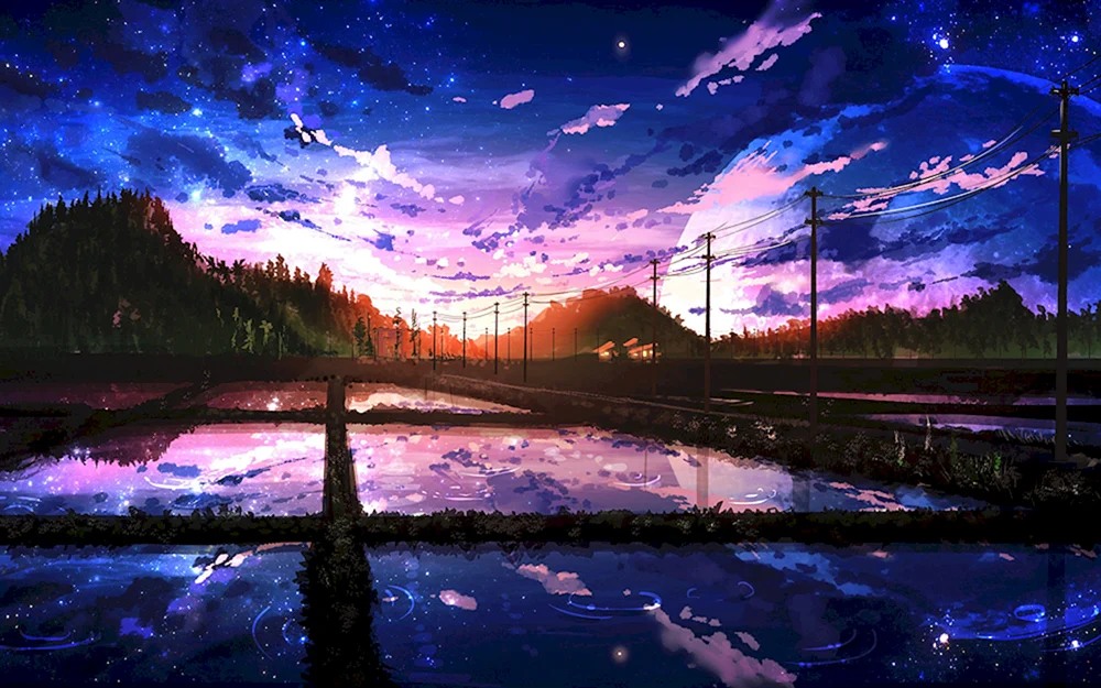 Anime Makoto Shinkai Nacht