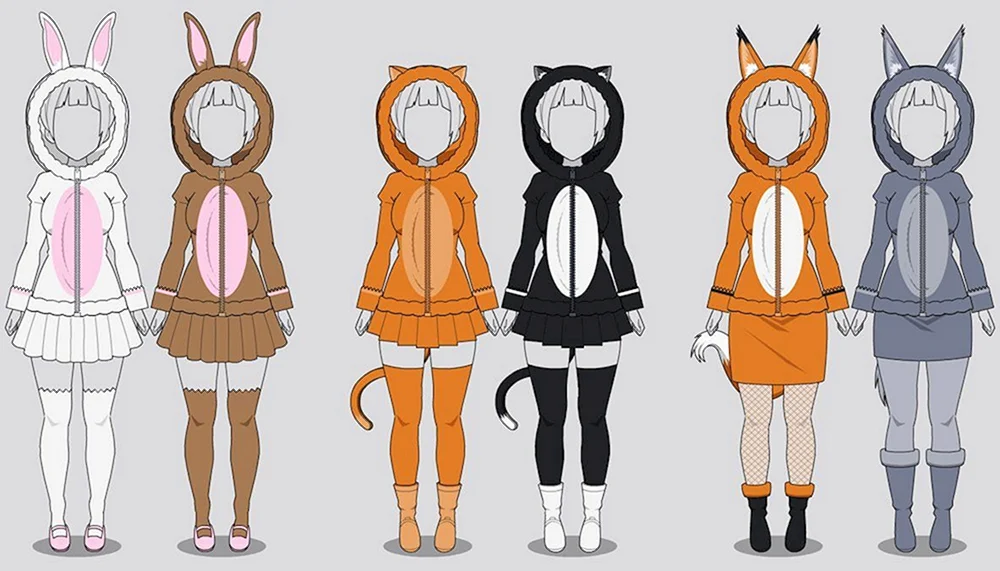 Anime Pelzkleidung