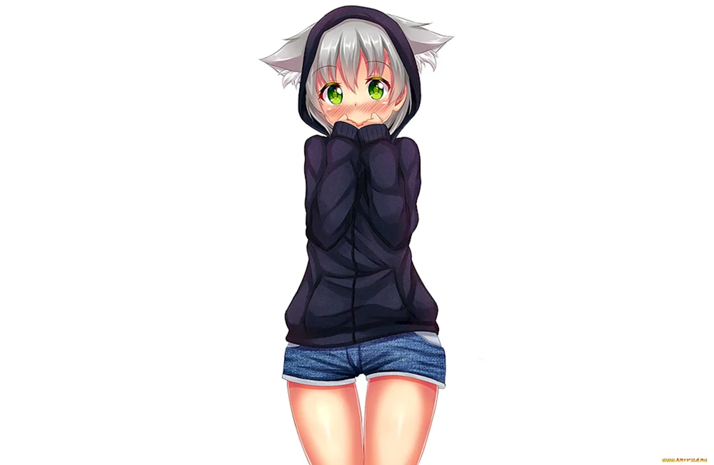 Anime-Mädchen in voller Länge