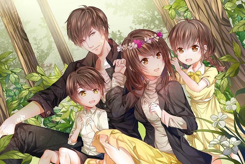 Anime-Familie
