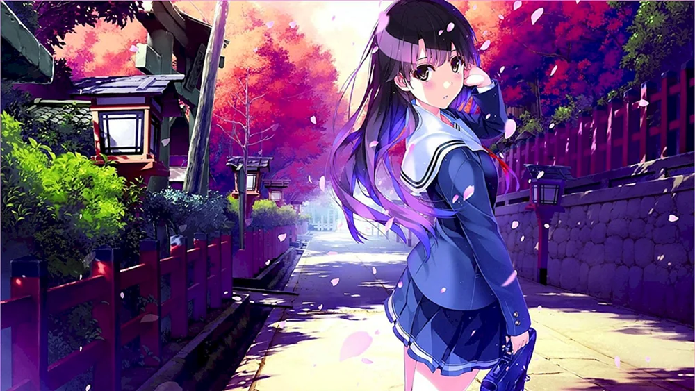 Anime Mädchen 4k