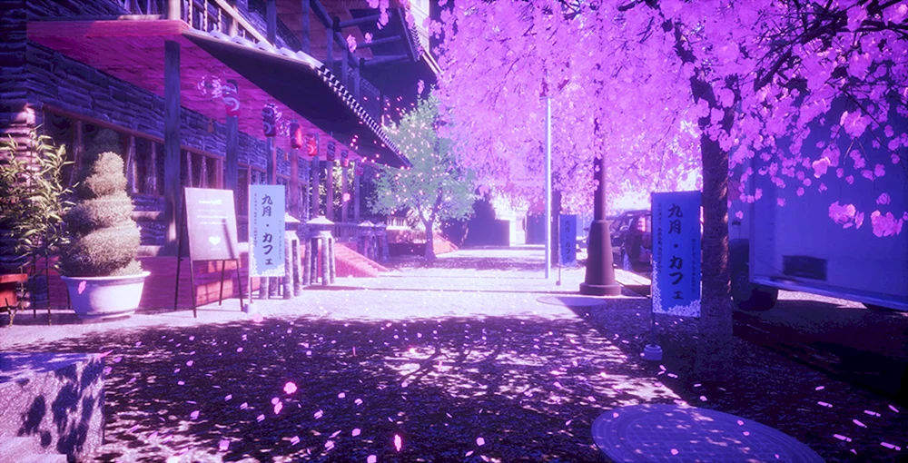 Anime-Straße Sakura