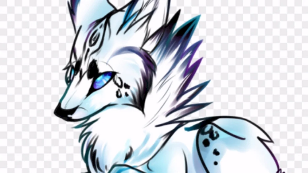 Wolf Zeichnung