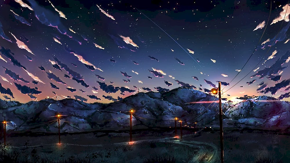 Anime Sternenhimmel Makoto Shinkai