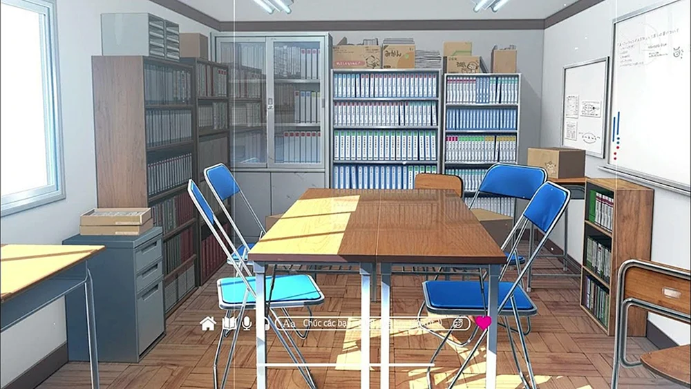 Anime Klassenzimmer.