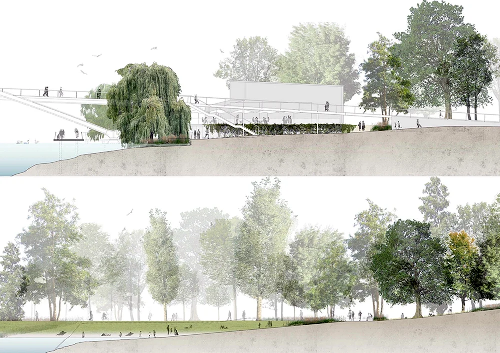 Antourage Bäume Archicad