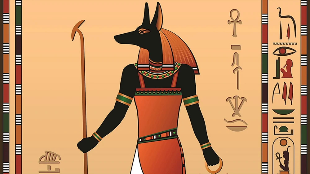 Anubis und Osiris