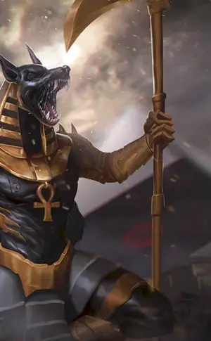 Anubis Gott von Ägypten