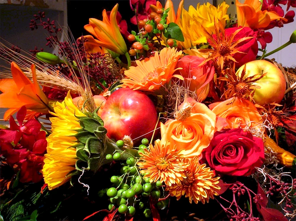 Ariel Buteau Herbstblumen
