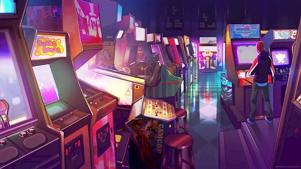 Arcade Hall 80er Neon