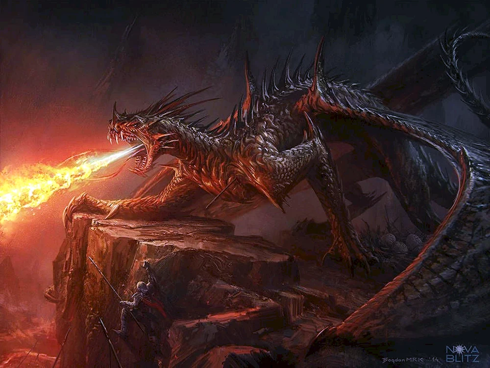 Felsdrache. dragon