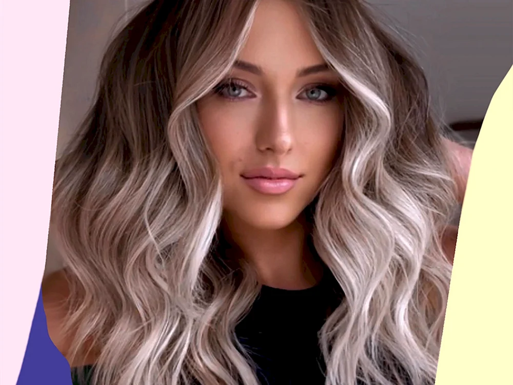 Aschblond Balayage