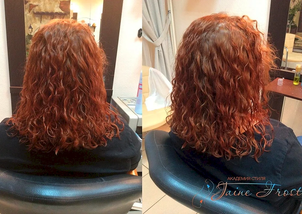 Asymmetrie bio curl Curling bob
