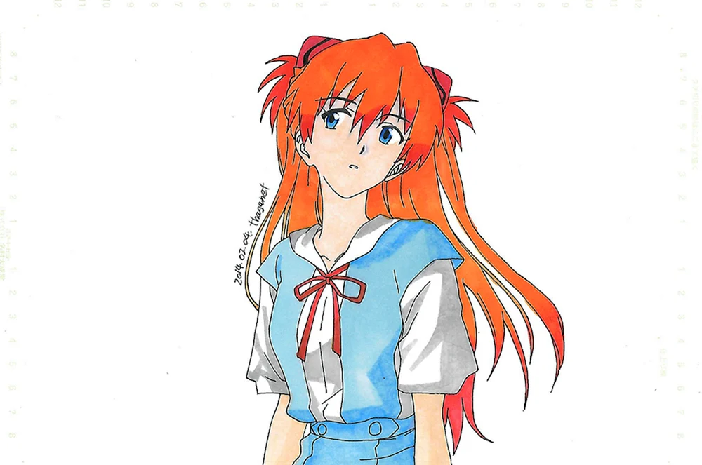 Asuka Evangelion Uniformen