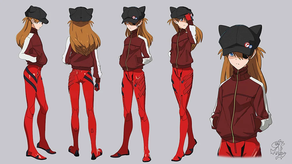 Asuka Evangelion in voller Länge