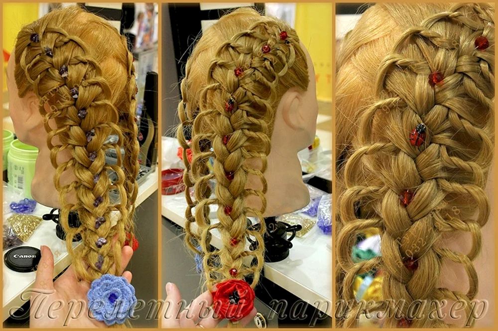 Flechtfrisuren mit Zöpfen