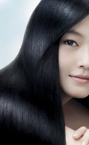 Asiatisches Haar