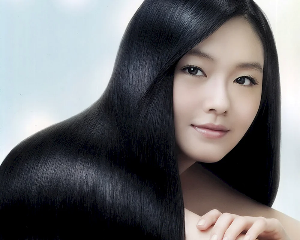 Asiatisches Haar