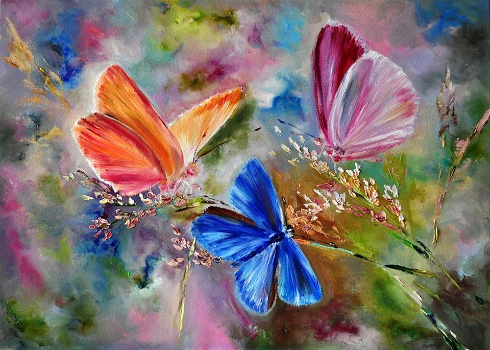 Schmetterling Ölgemälde