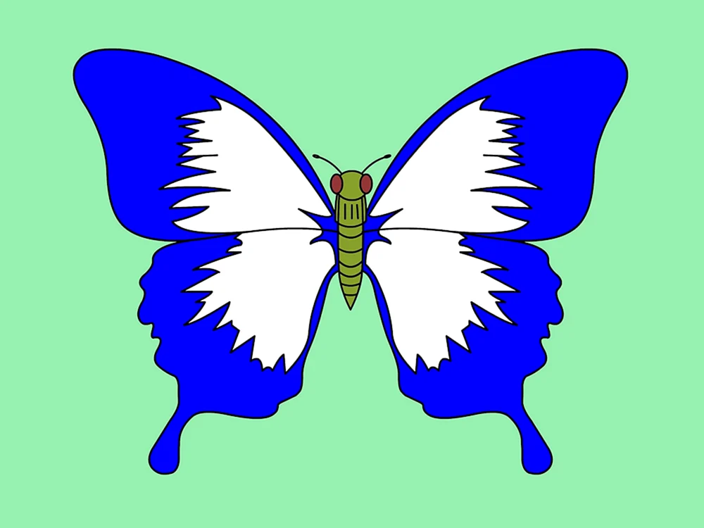 Schmetterlingsmalerei