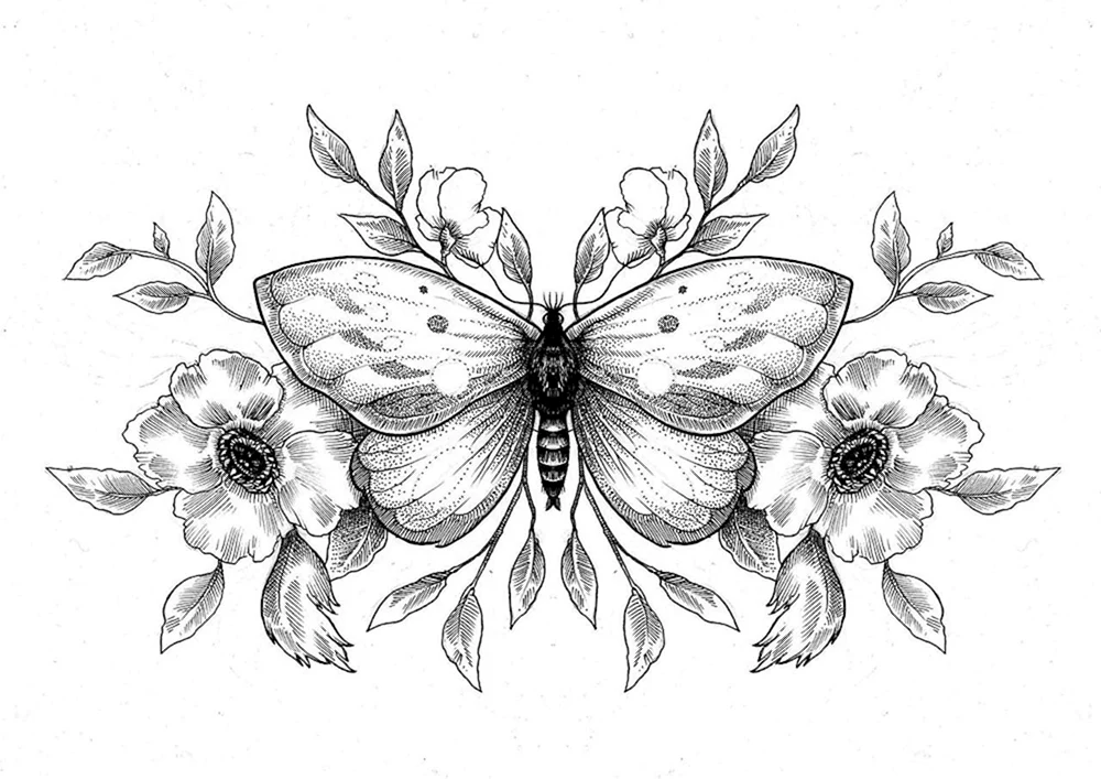 Blumen Zeichnung