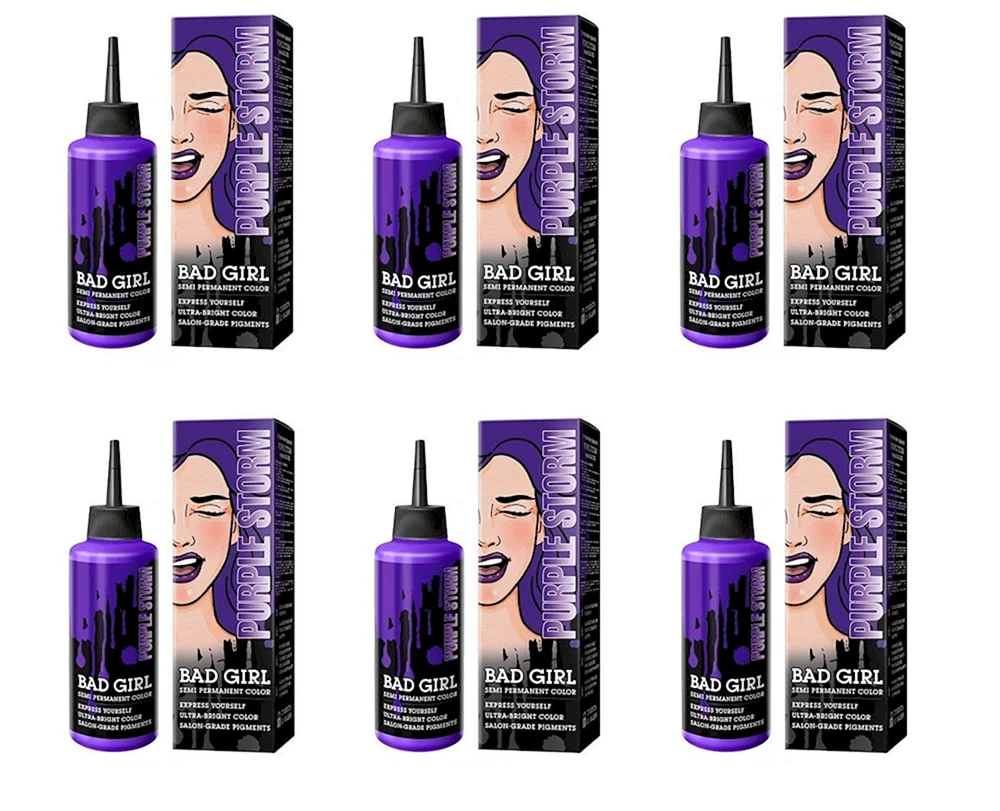 Bad girl Haarfarbe Purple Storm