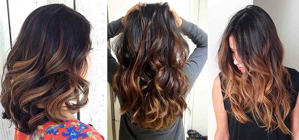 Balayage 2022 auf dunklem Haar