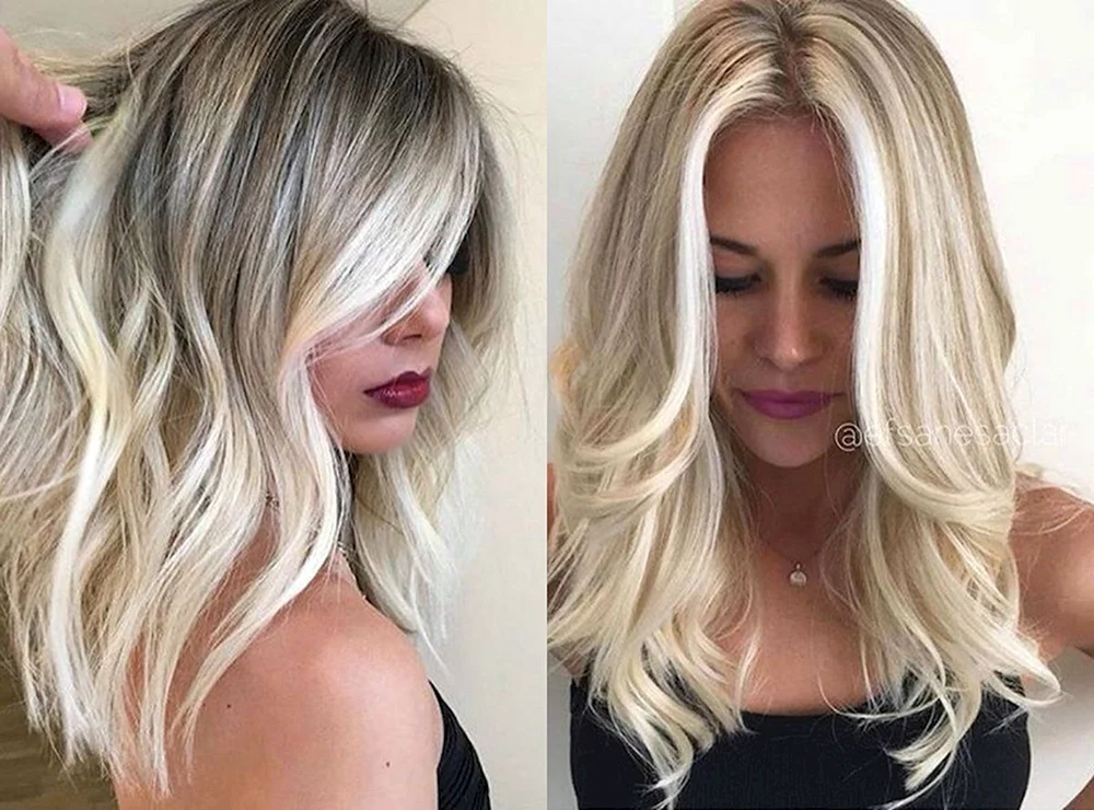 Balayage Blondierung