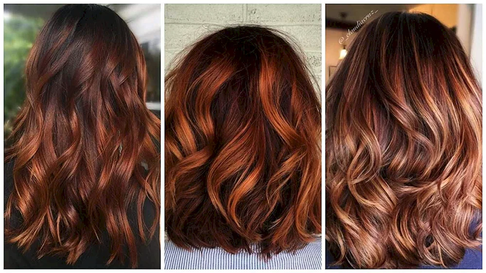 Balayage-Färbung Tönung