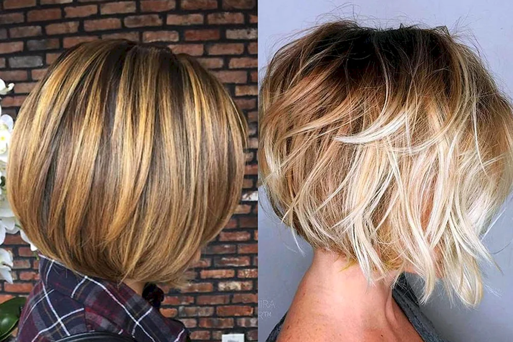 Balayage auf Bob Bare