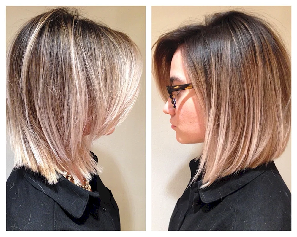 Balayage auf Bob bob