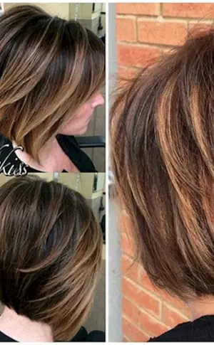 Balayage für dunkles Haar