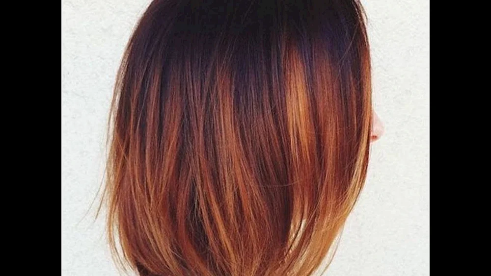 Balayage auf Dunkelbraun
