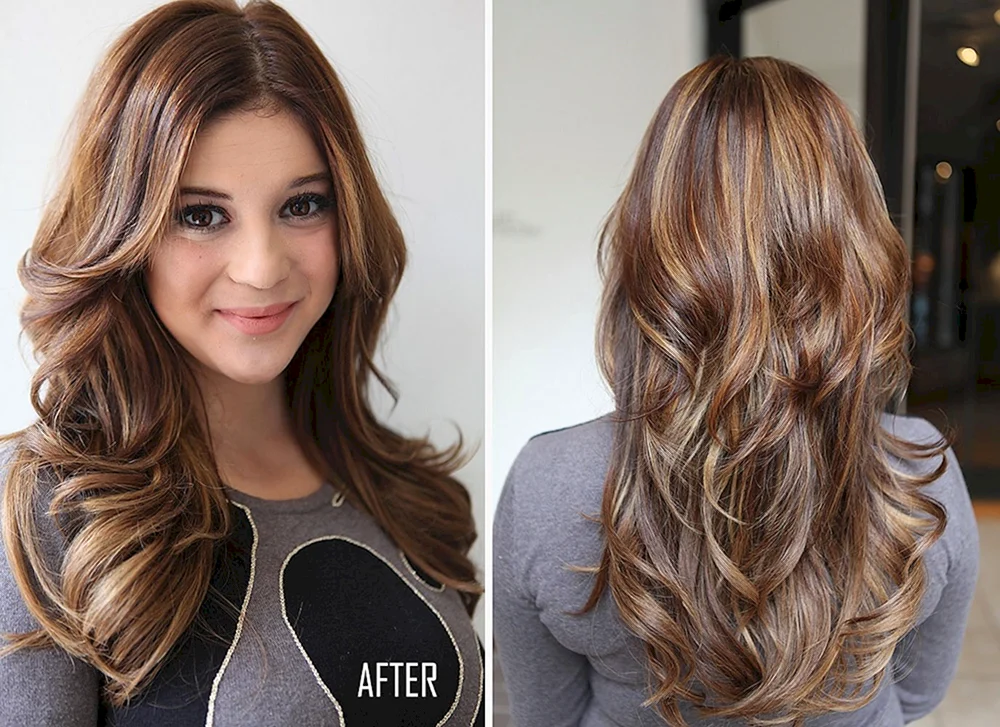 Balayage Haarfärbung