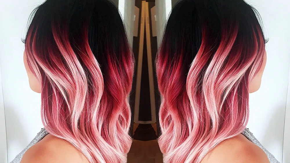 Erdbeerblondes Balayage