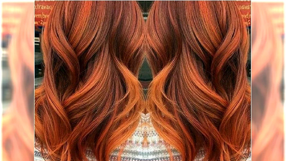 Balayage roter Bob