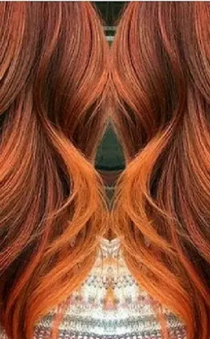 Balayage roter Bob
