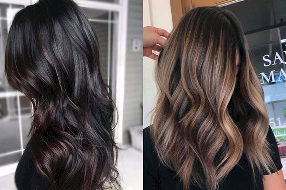 Chocolate Balayage Chatouche Balayage Ombre Chatouche
