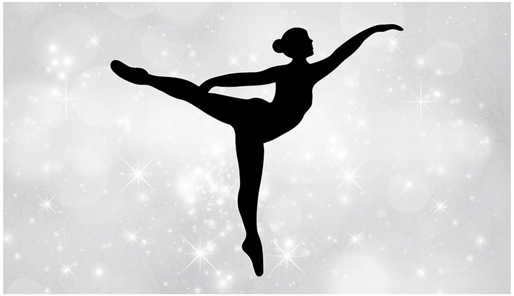 Ballerina ohne Hintergrund