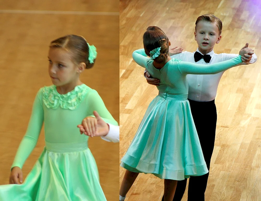 Frisuren für Ballroom Dancing für Mädchen Juvenile