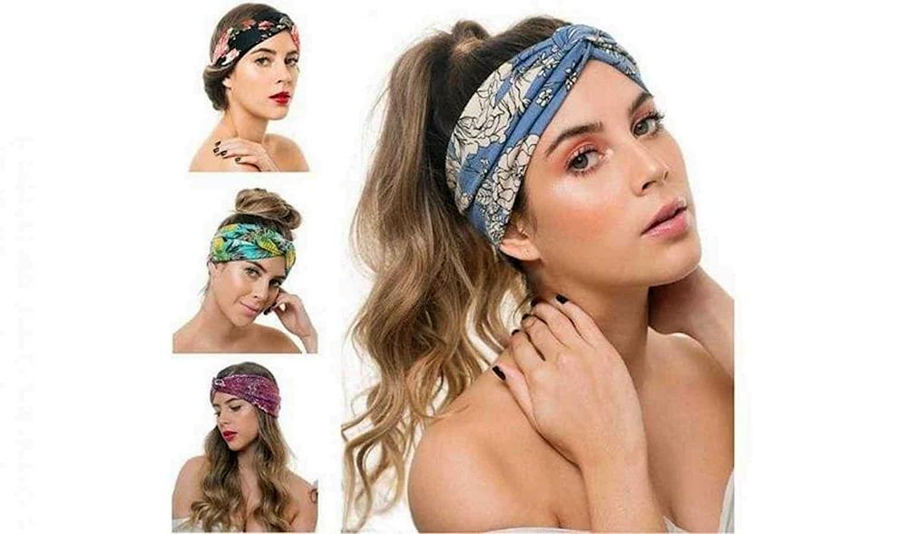 Bandeau auf dem Haar